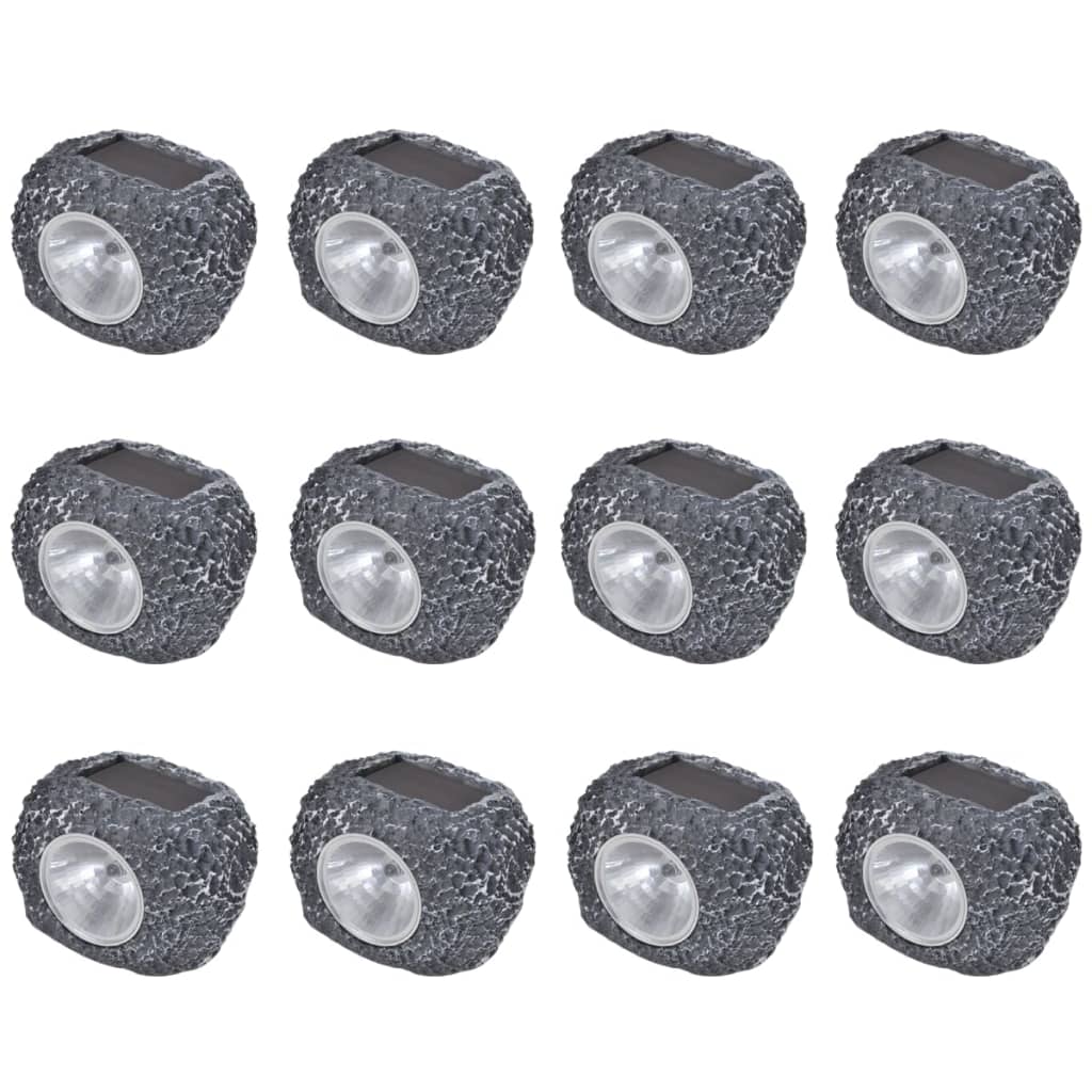 Vidaxl Outdoor Spotlight Solar LED 12 ST STIME -SHAPED