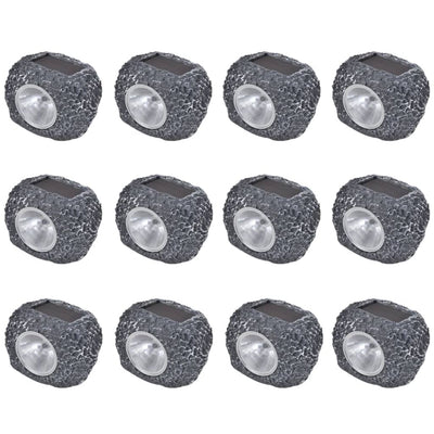 Vidaxl Outdoor Spotlight Solar LED 12 ST STIME -SHAPED