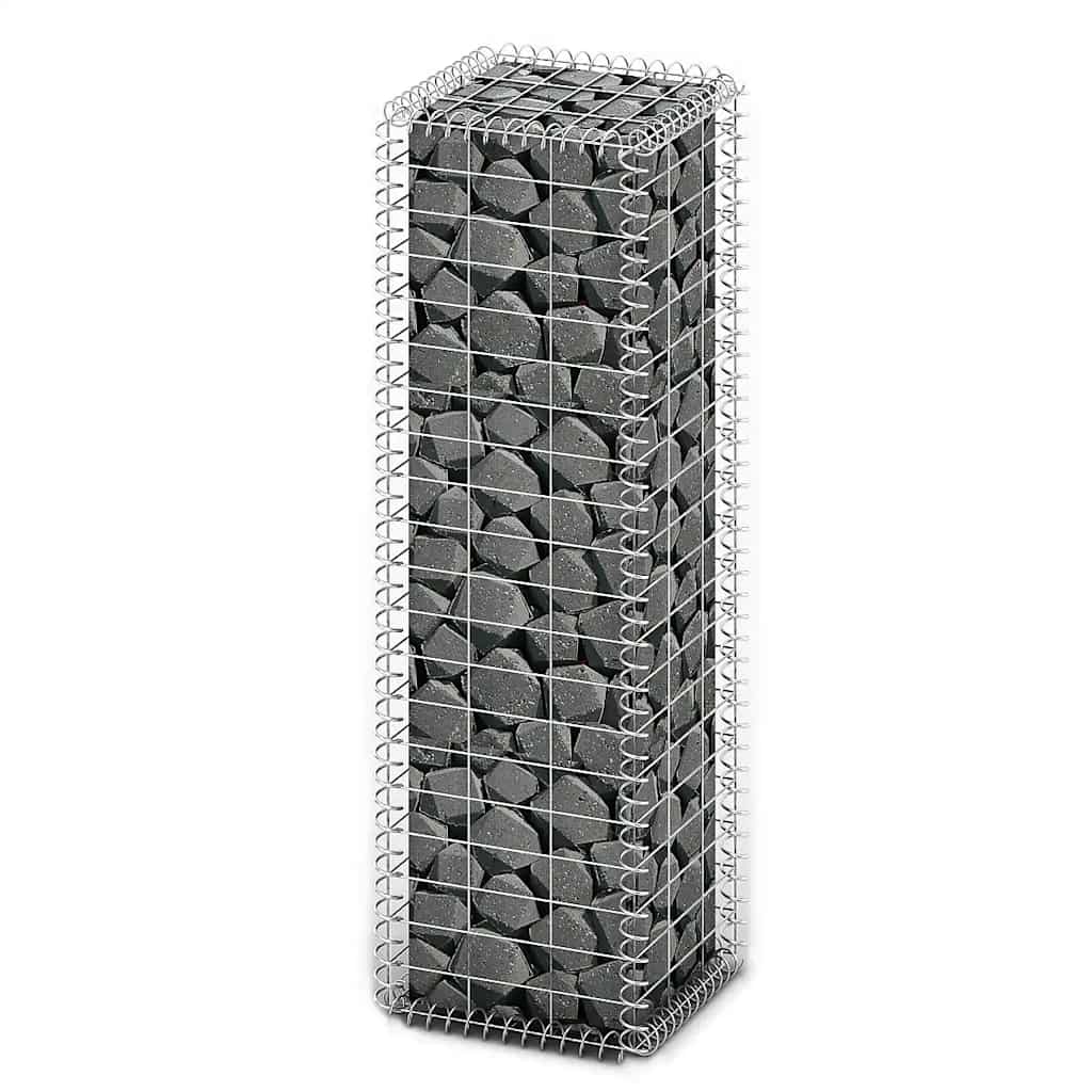 Vidaxl Schans Korb mit Deckel 100x30x30 cm verzinkter Draht