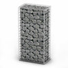 Vidaxl Schans Korb mit Deckel 100x50x30 cm verzinkter Draht