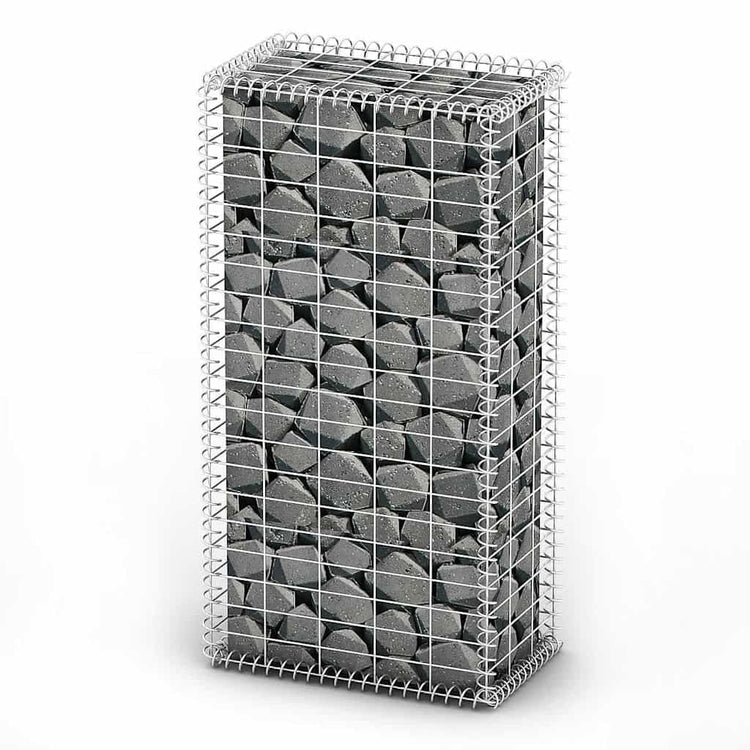 Vidaxl Schans Korb mit Deckel 100x50x30 cm verzinkter Draht