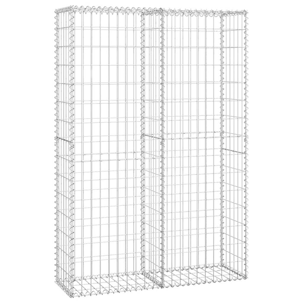 Vidaxl Schanskorf mit Deckel 150x100x30 cm verzinkter Draht