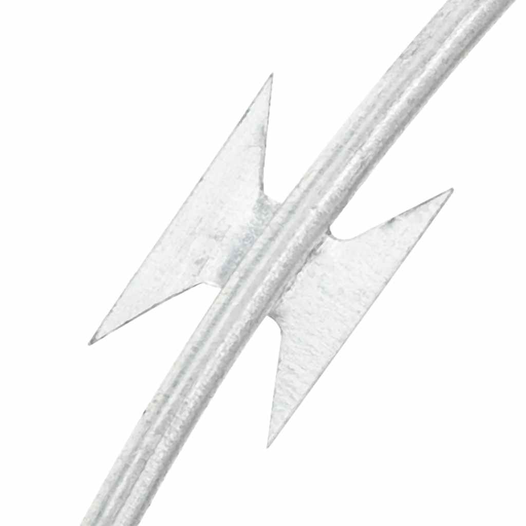 Vidaxl Scheermmetstikkeldraad Concertina 100 m galvanisierte Stahl