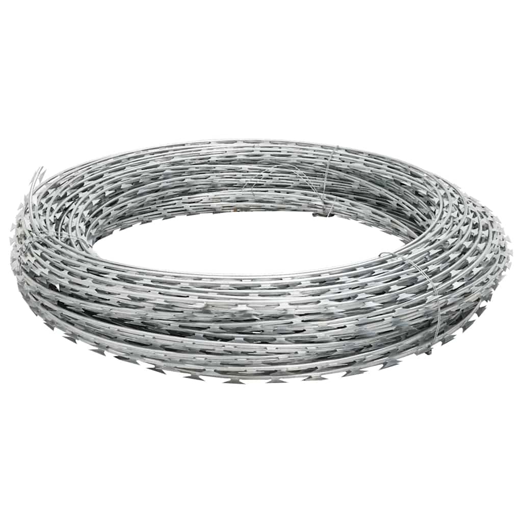 Vidaxl Shaver Mounds Concertina 60 m verzinkter Stahl