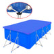 Vidaxl Schwimmbadabdeckung rechteckig 90 g m² 394x207 cm pe