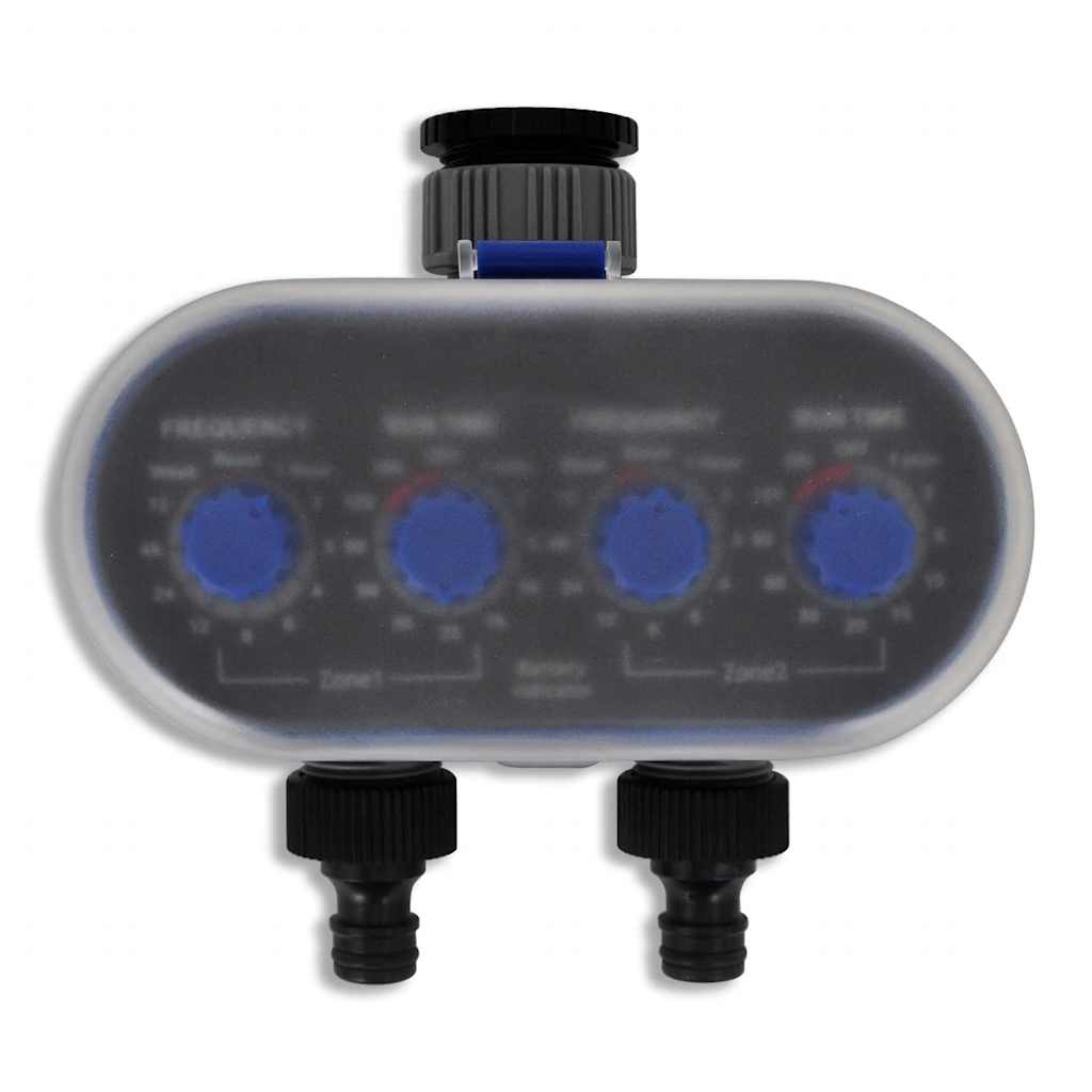 Vidaxl Electricbewässerungswasser -Timer (2 Ausgänge)