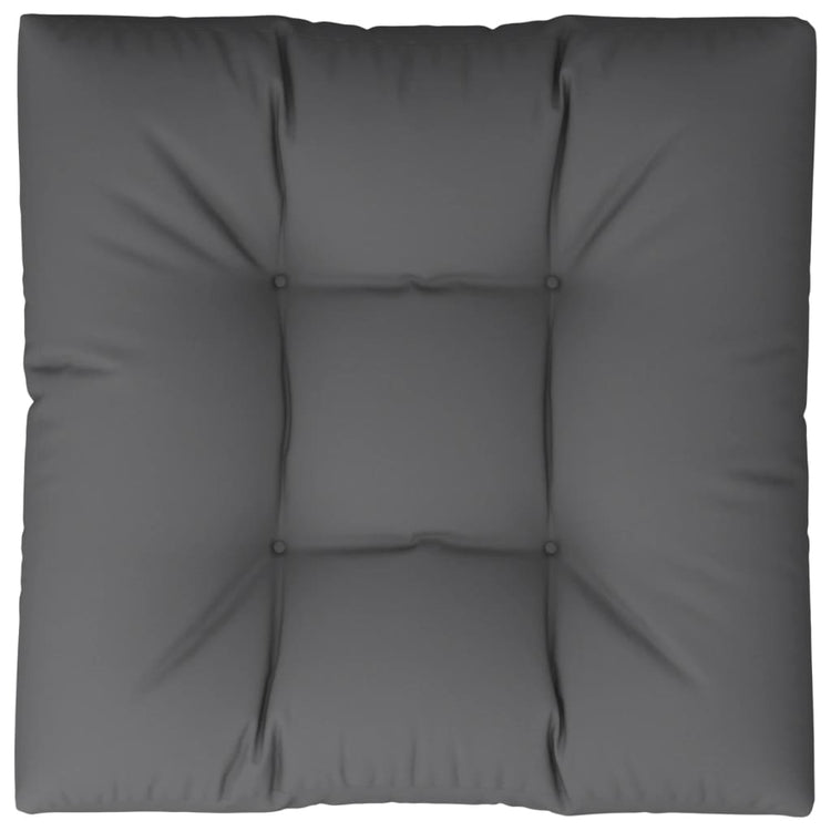 Vidaxl Palettenkissen 80 x 80 x 12 cm Stoff grau
