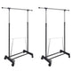 VIDAXL -Kleidungsständer verstellbar 2 STs mit 1 Hanging Rail