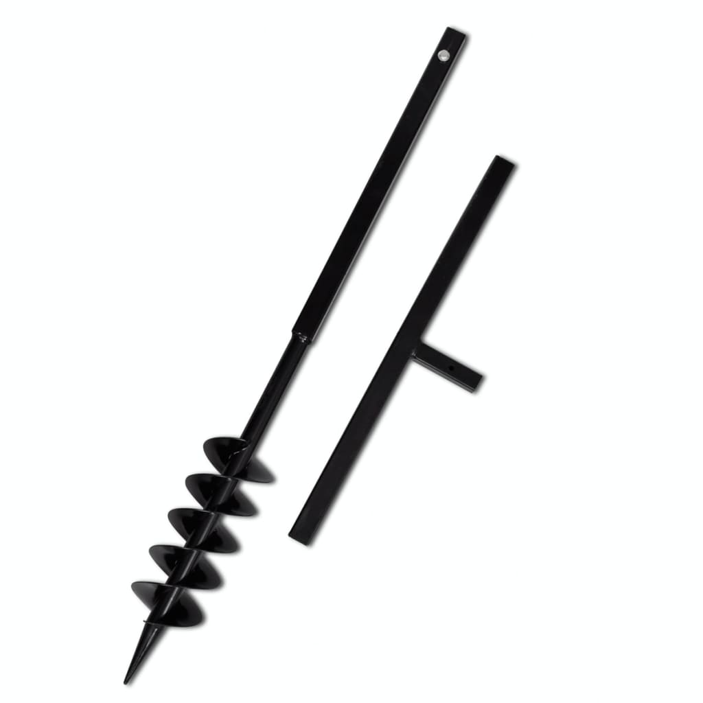 VIDAXL MORDE BRACK mit Griff und Schraubenkopf (Doppelschraube) 100 mm (schwarz)
