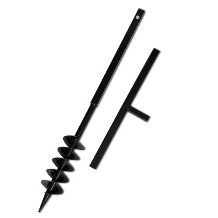 VIDAXL MORDE BRACK mit Griff und Schraubenkopf (Doppelschraube) 100 mm (schwarz)