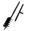 VIDAXL MORDE BRACHE mit Griff und Schraubenkopf 150 mm (schwarz)