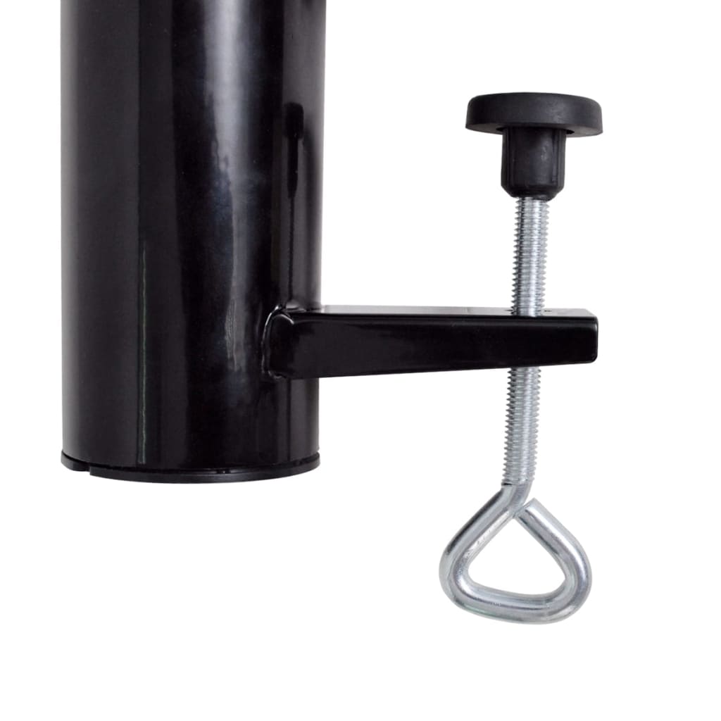 Vidaxl Parasol Halter Stahl schwarz