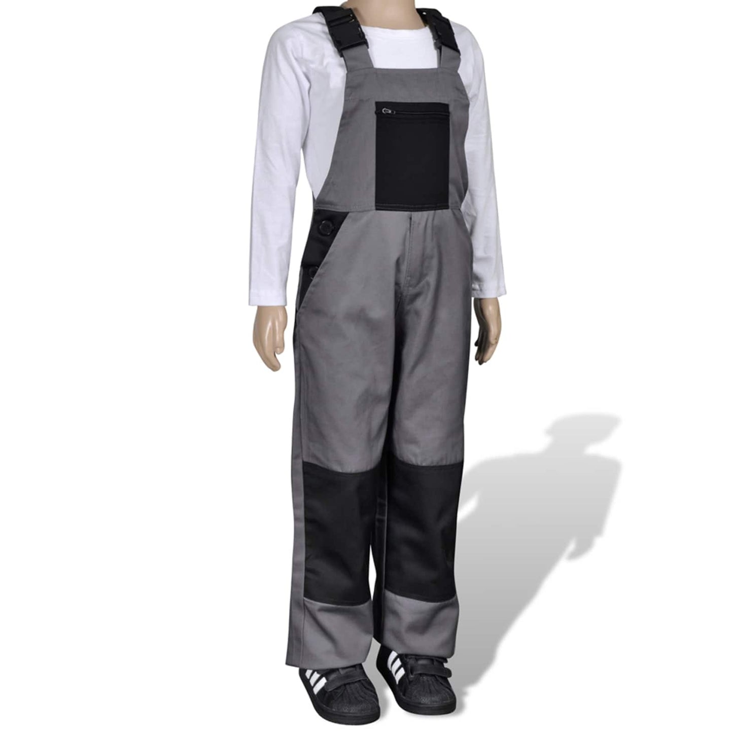 VidaXL Trägerhose grau 98 104