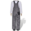 VidaXL Trägerhose grau 98 104