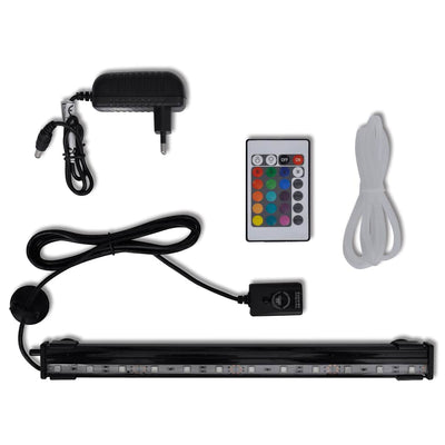 Vidaxl LED Unterwasserlampe für Aquarium mit Blasen RGB 32 cm
