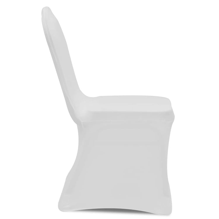 Vidaxl Stuhl Cover Stretch White (50 Stücke)