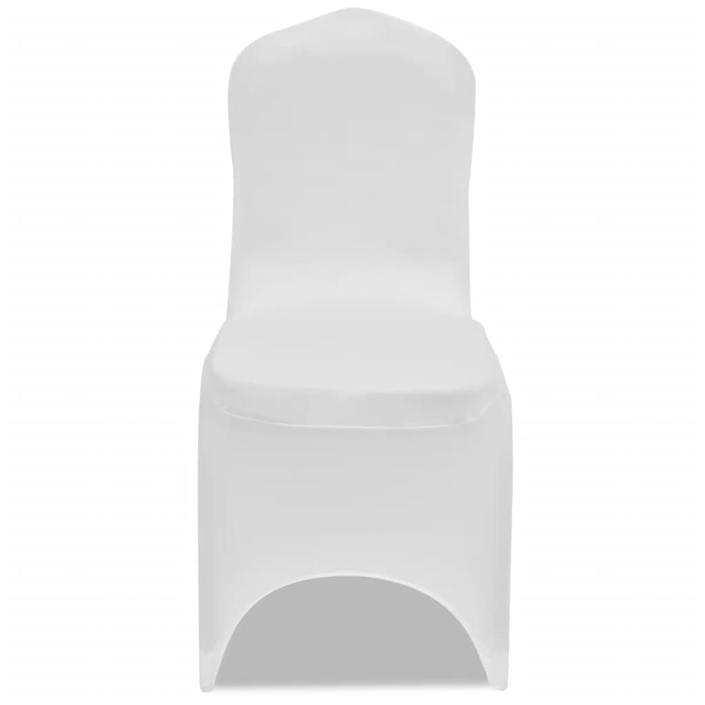 Vidaxl Stuhl Cover Stretch White (6 Stücke)