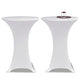 VIDAXL STIBLE TABEL COUNDE DEST Ø70CM Weiß (2 Stücke)
