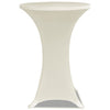 VIDAXL STIBLE Tischabdeckung Ø60cm Creme (2 Stücke)