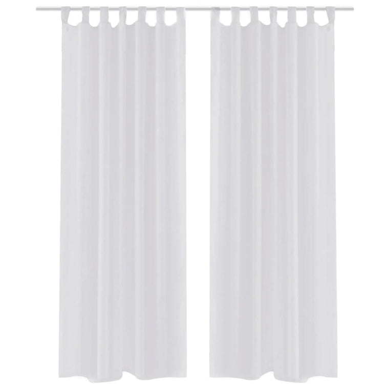 Vidaxl Vorhang weiß 140x175 cm (2 Stücke)