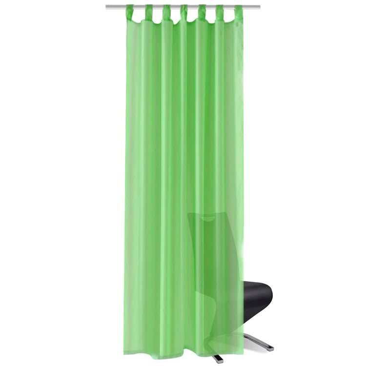VIDAXL -Vorhang APPPERGROEN 140 x 225 cm (2 Stücke)