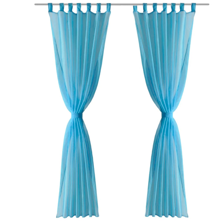 Vidaxl türkiser Fremd 140 x 245 cm 2 Teile