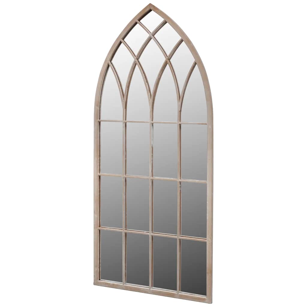 Vidaxl Gartenspiegel Gothic Bogen -verändert 50x115 cm