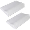 Vidaxl orthopädische Kissen 2-teilig Set
