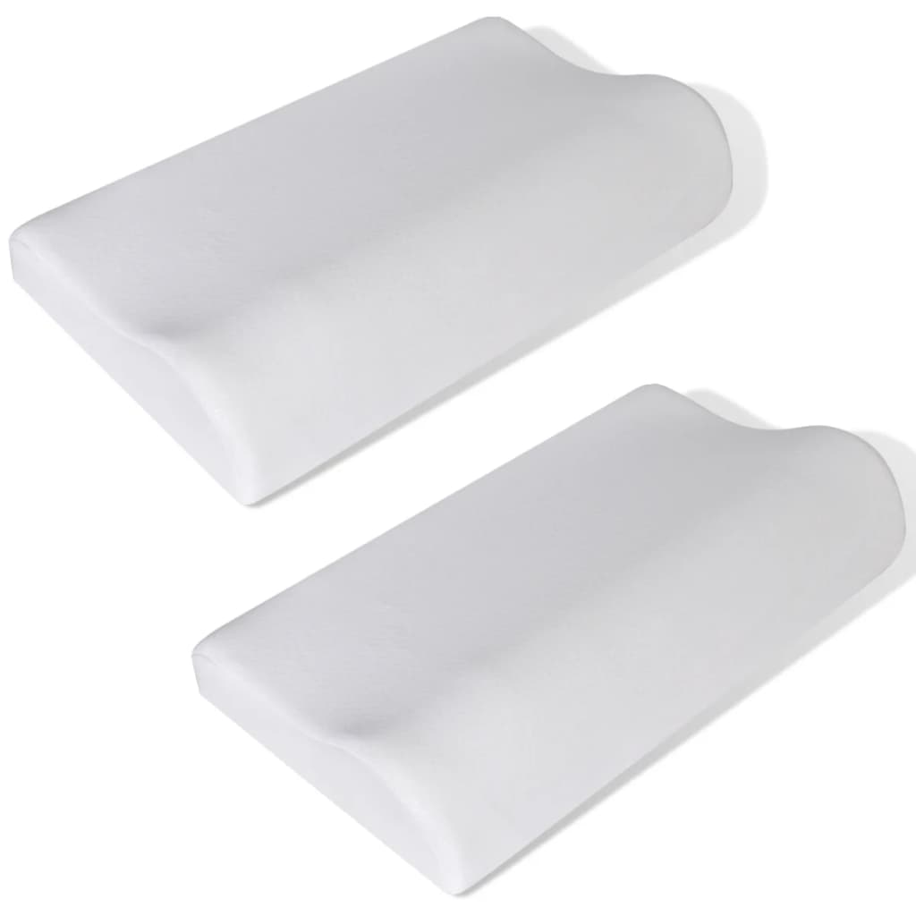 Vidaxl orthopädische Kissen 2-teilig Set
