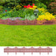 Vidaxl -Gazonkanten 17 St 10 m Brown