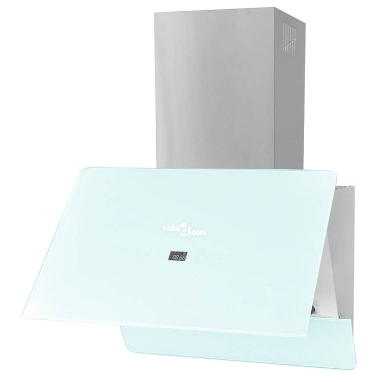 VIDAXL -Extraktorhaube 600 mm geschmittertes Glasweiß