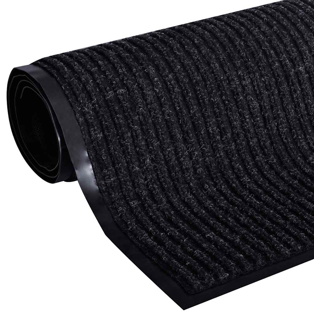Vidaxx Fußmatte 90x60 cm PVC schwarz