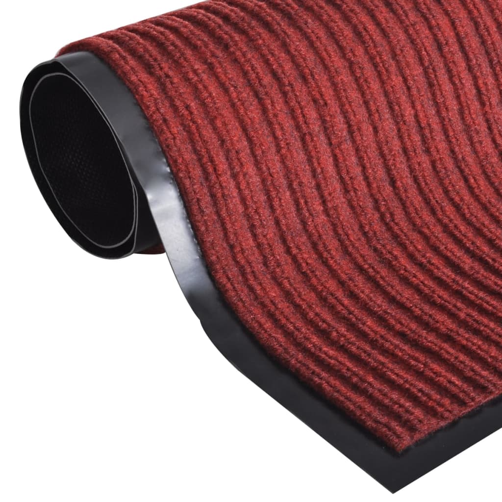 Vidaxx Fußmatte 90x120 cm PVC rot
