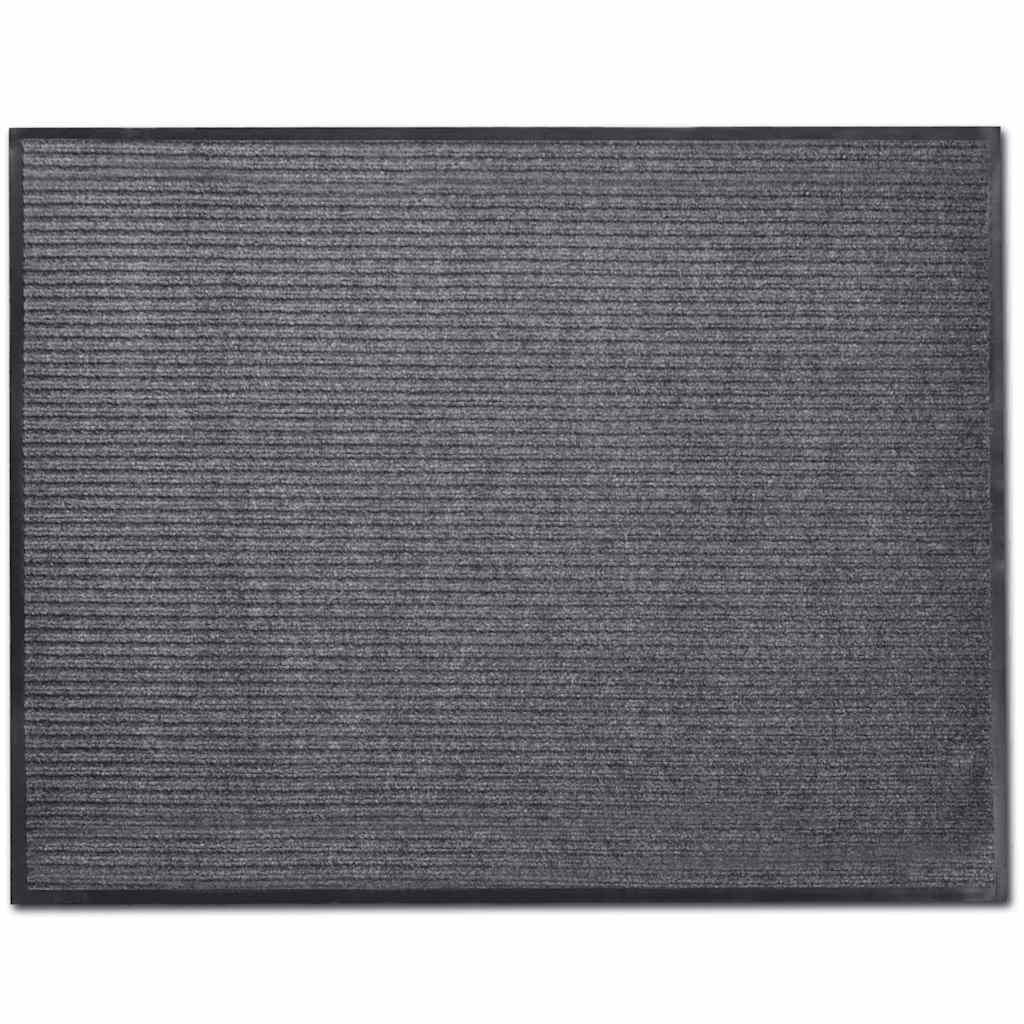Vidaxx Fußmatte 90x60 cm PVC grau