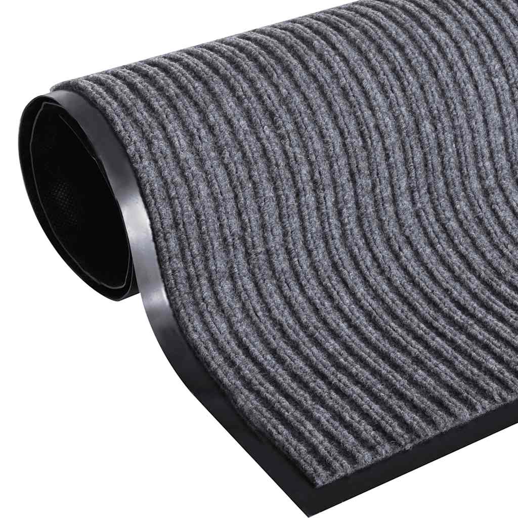 Vidaxx Fußmatte 90x60 cm PVC grau