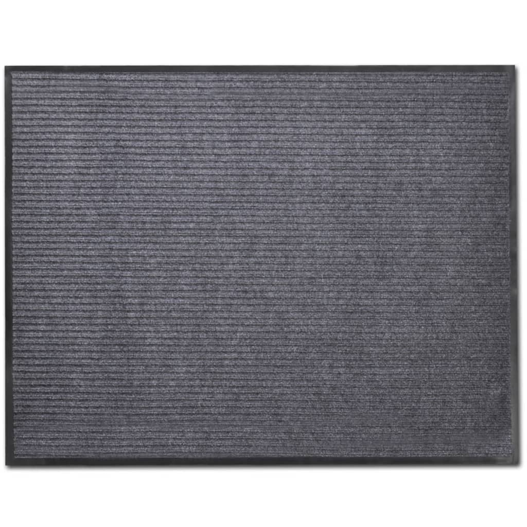 Vidaxx Fußmatte 90x120 cm PVC grau
