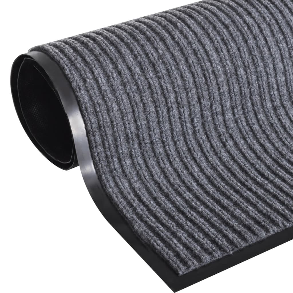 Vidaxx Fußmatte 90x120 cm PVC grau