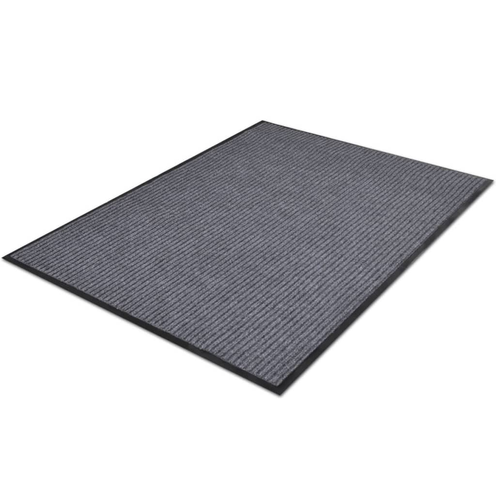 Vidaxx Fußmatte 90x120 cm PVC grau