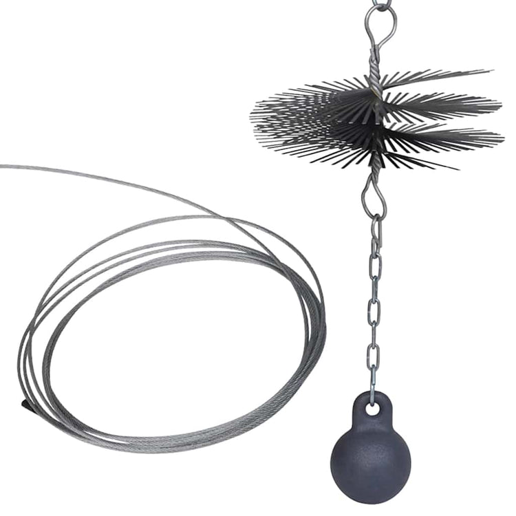 Vidaxl -Schornsteinpinsel um Ø 25 cm