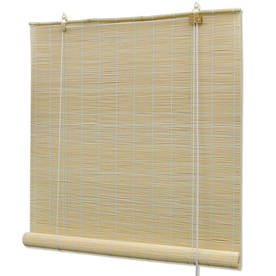 Vidaxl Roller Blind 100x160 cm Bamboo Natural