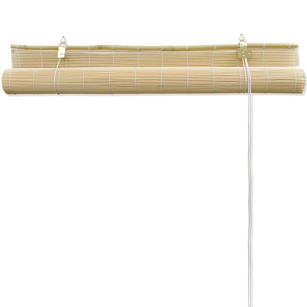 Vidaxl Roller Blind 120x160 cm Bambus natürlich