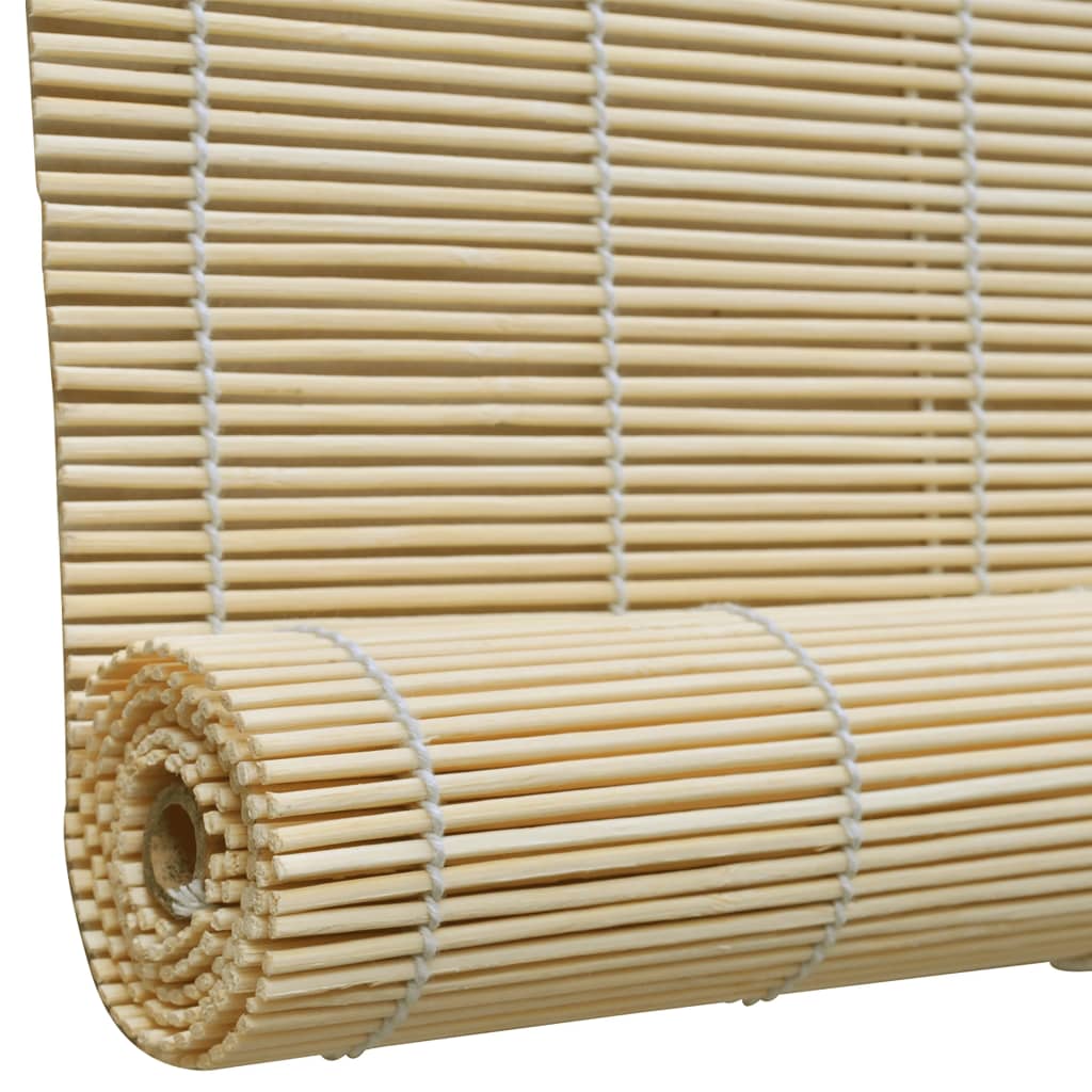 Vidaxl Roller Blind 140x160 cm Bambus natürlich