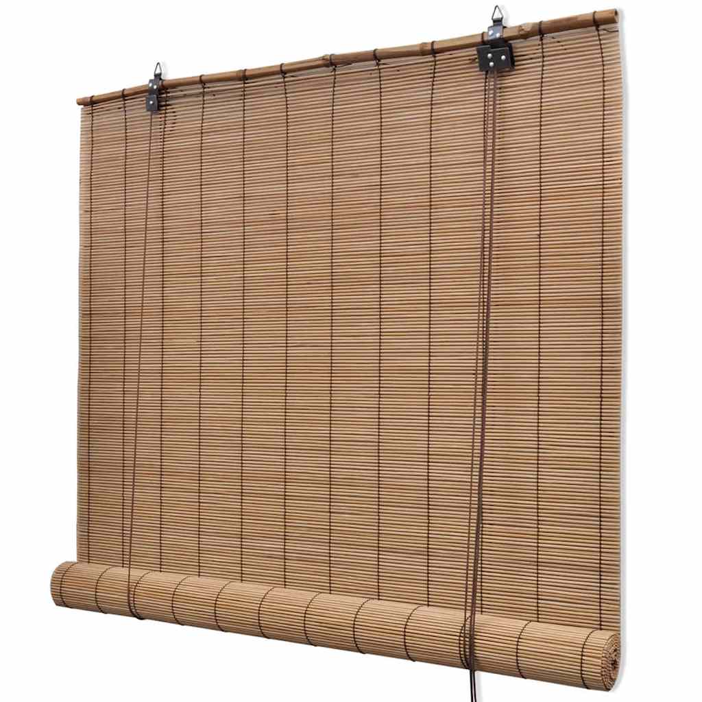 Vidaxl Roller Blind 100x160 cm Bambusbraun