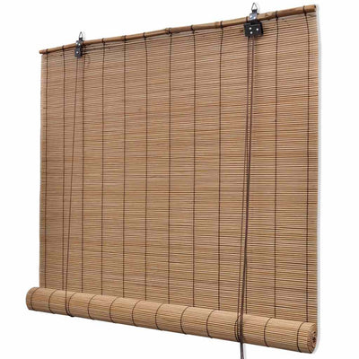 Vidaxl Roller Blind 100x160 cm Bambusbraun