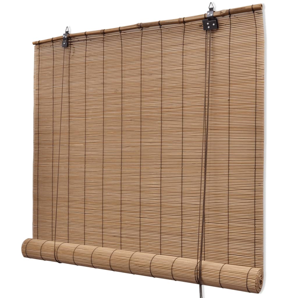 Vidaxl Roller Blind 120x160 cm Bambusbraun