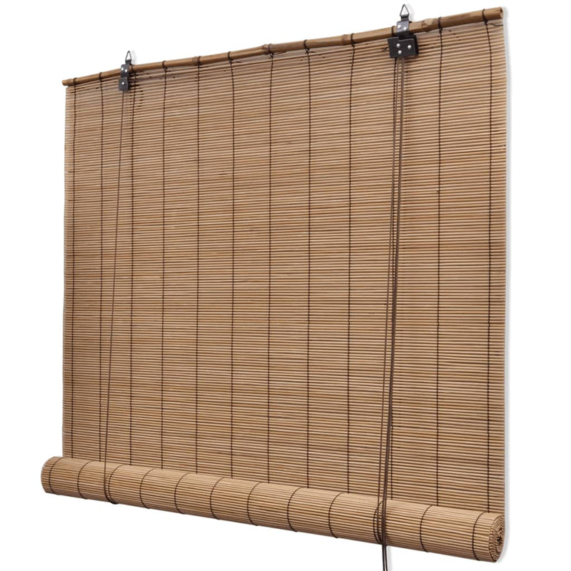 Vidaxl Roller Blind 120x160 cm Bambusbraun