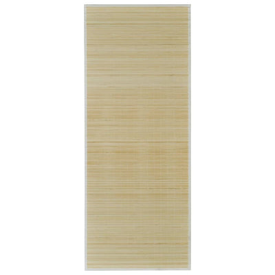 Vidaxl Teppich rechteckig 80x200 cm Bambus natürlich