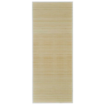 Vidaxl Teppich rechteckig 120x180 cm Bambus Natural