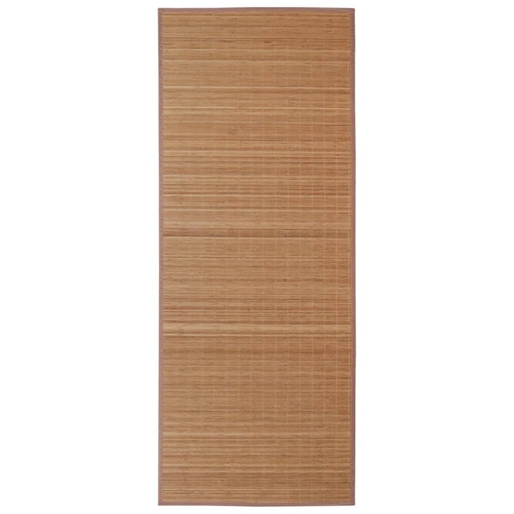 Vidaxl Teppich rechteckig 80x300 cm Bambusbraun
