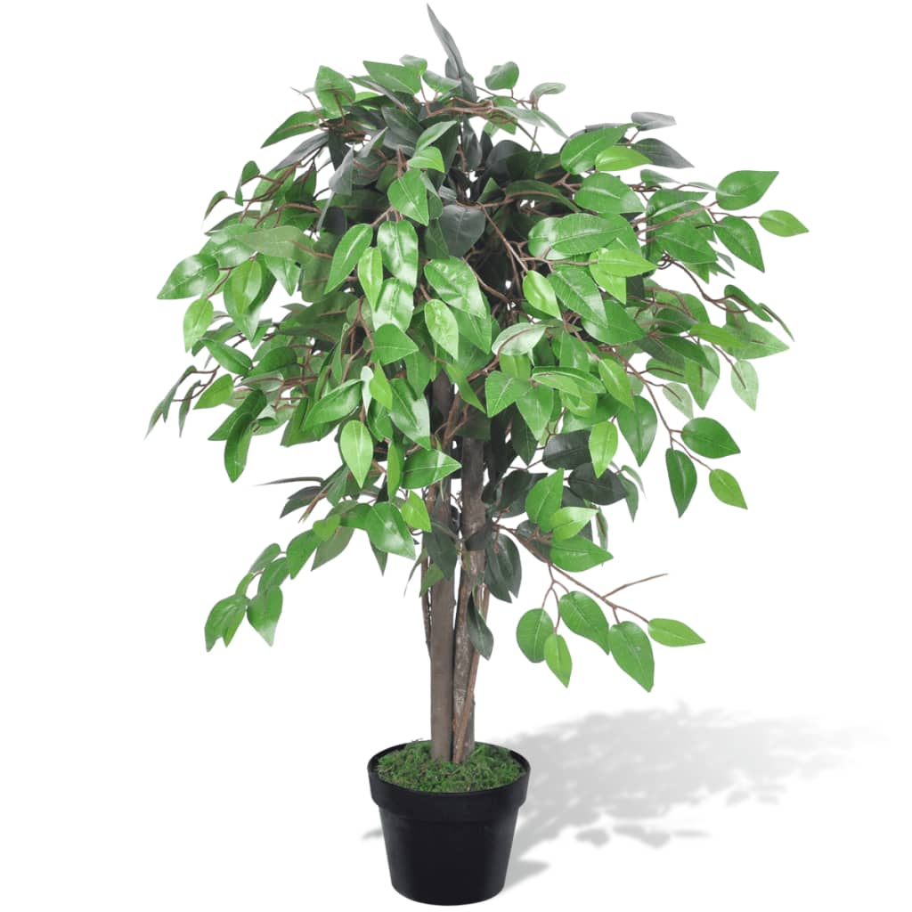 Vidaxl kunst Feigenbaum mit Topf 90 cm